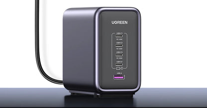 UGREEN 300W GaN Desktop Charging Station - 140W Max Single Port USB Charger with PD3.1 Fast Charging for MacBook Pro, iPad, iPhone