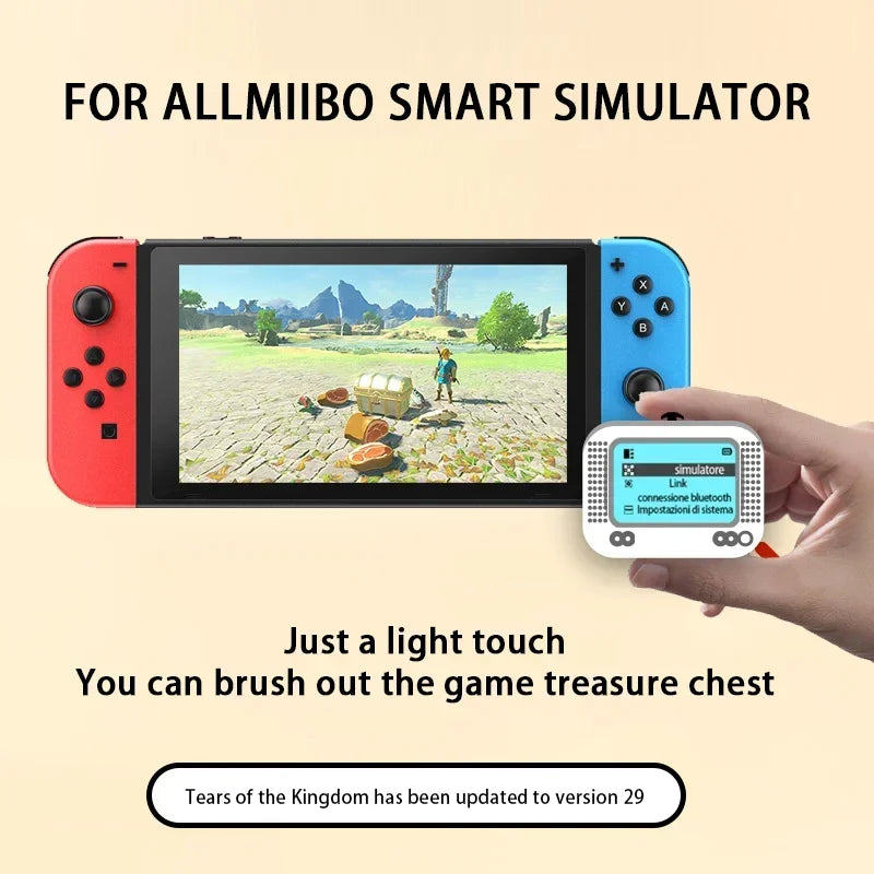 Amiibo Pixl NFC Emulator — Bluetooth-Compatible Game Simulator for Nintendo Switch Accessory