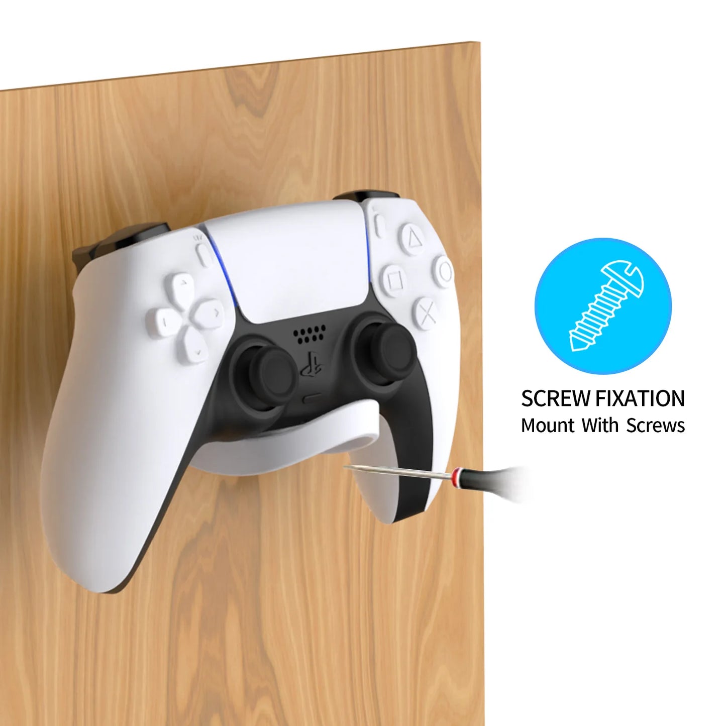 PS5 Headphone Stand Mount - Gaming Headset Hanger Holder Hook for Playstation 5 Accessories