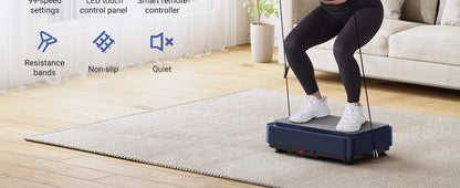 MERACH Vibration Plate Exercise Machine – Lymphatic Drainage, Pain Relief, Sleep Aid, Fat Burning & Weight Loss Vibration Plate