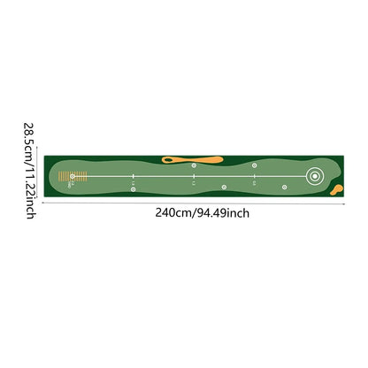 Portable Golf Putting Mat – Lightweight Putting Practice Training Aid for Home, Lawn, and Park, Golf Gift Accessory