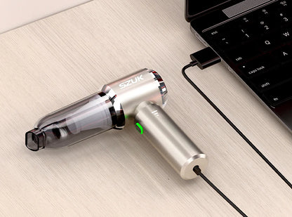 SZUK Mini Wireless Car Vacuum Cleaner – 98500Pa Powerful Suction, Handheld Portable Vacuum for Car Cleaning