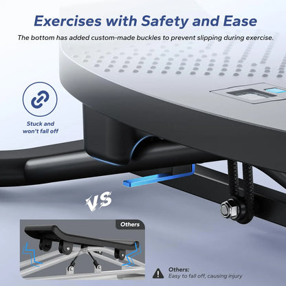 MERACH Simulated Ski Machine – Full Body Cardio Fitness Trainer for Leg Workout & Aerobic Exercise