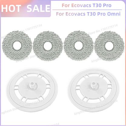 Replacement Parts for Ecovacs T30 Pro Omni & YEEDI M12 Ultra Plus – Main Roller, Side Brush, Filter, Dust Bag, Mop Cloth