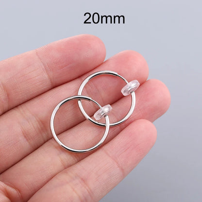 Unisex Ear Cuff Clip-On Hoop Earrings – No Piercing Required, Non-Hole Fake Earrings for Men & Women 2025 Trend