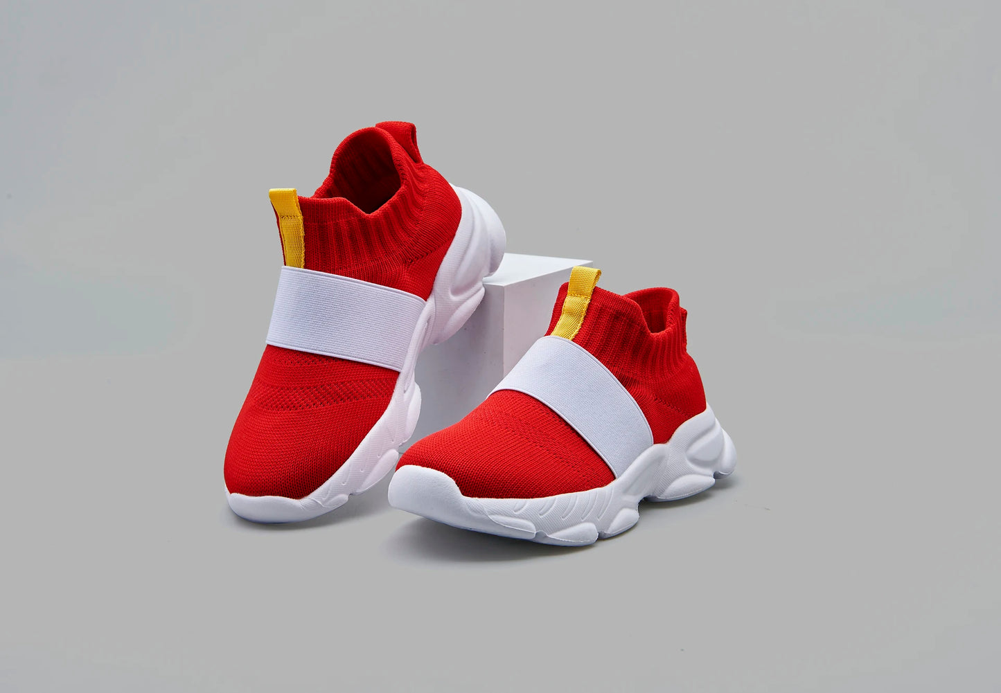 Sonic Shoes for Boys – Red Cartoon Anime Sneakers, Kids’ Sonic Themed Athletic Shoes
