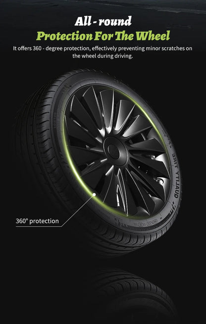 Tesla Model Y 2020–2024 19" Full Coverage Blade Wheel Hubcap – Car Accessories