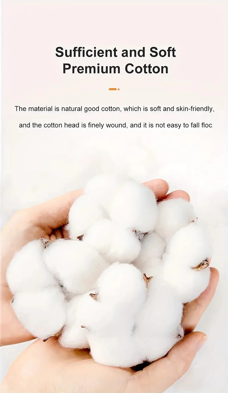 50-500pcs Disposable Iodine Cotton Swabs — Sterile Aseptic Medical Care for Home, Travel & Outdoor Emergency Kits
