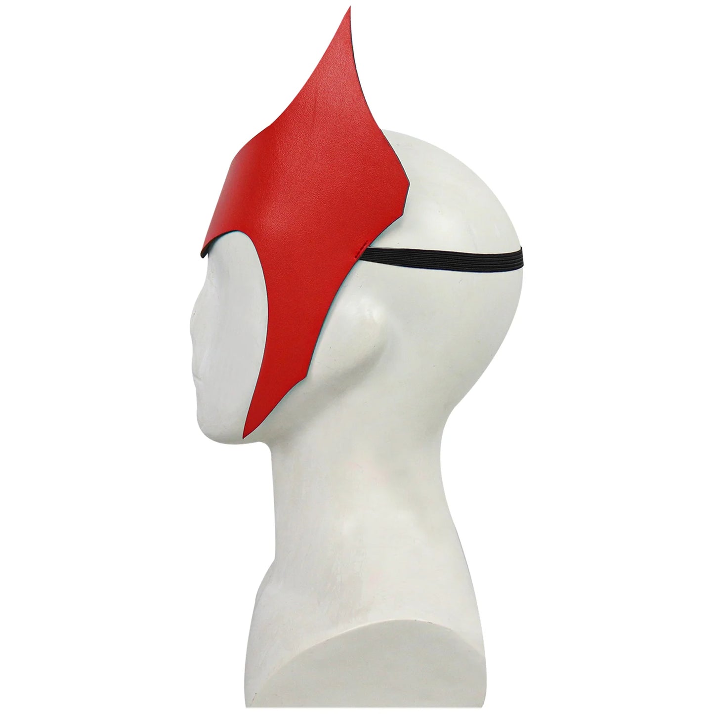 Scarlet Witch Cosplay Headband & Mask — Leather Face Cover for Adult Halloween, Superhero Costume & Party Props