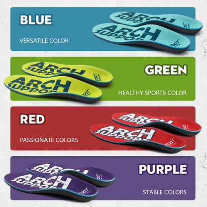 Arch Support Insoles - Orthopedic Shoe Inserts for Men and Women, Sizes 35-46