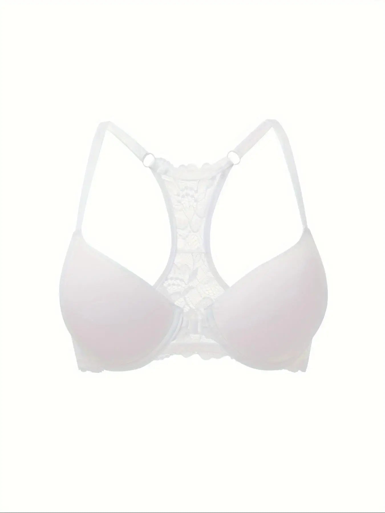 Front Button Lace Deep V Push-Up Bra – Sexy Comfortable Beautiful Back Underwear for Women