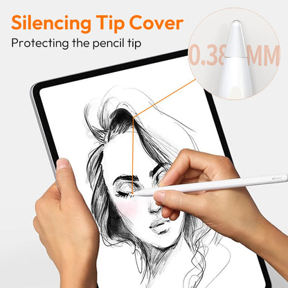 Replacement Tips for Apple Pencil 1st/2nd Gen – Upgraded Durable Nibs for iPad Pro Pencil