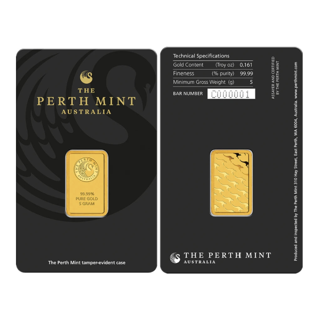 Australia Gold Bar Series – Brass Core Fake Gold Block with Serial Number, Sealed Packaging, Craft Collection Gift