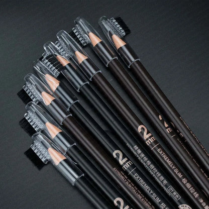 4pcs Ultra-Thin Microblading Eyebrow Pencil Set — 2mm PMU Brow Mapping Tattoo Pens
