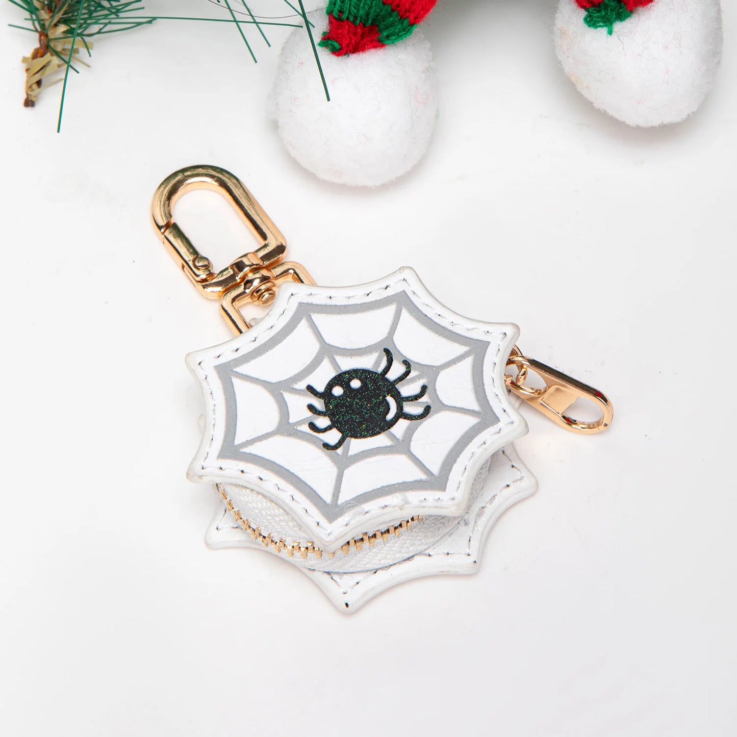 Halloween Pumpkin Coin Purse - Cute Mini Pendant Keychain Bag & Gift Accessory