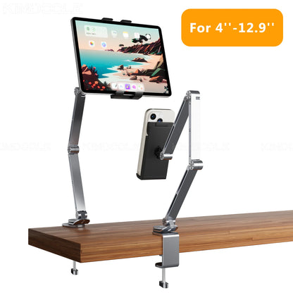Artpowers Adjustable Tablet Holder – Portable Stand for iPad, Monitor, Phone & Laptop with Rotating Clip Mount