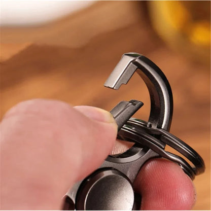 Finger Spinner Fidget Toy - Stress Relief Hand Spinner Keychain with Bottle Opener