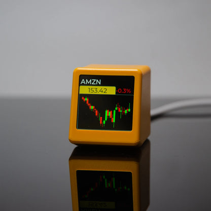 GeekMagic NerdMiner Cryptocurrency & Stock Tracker — Bitcoin, Futures, Currency Exchange Rates, Weather & Time Display