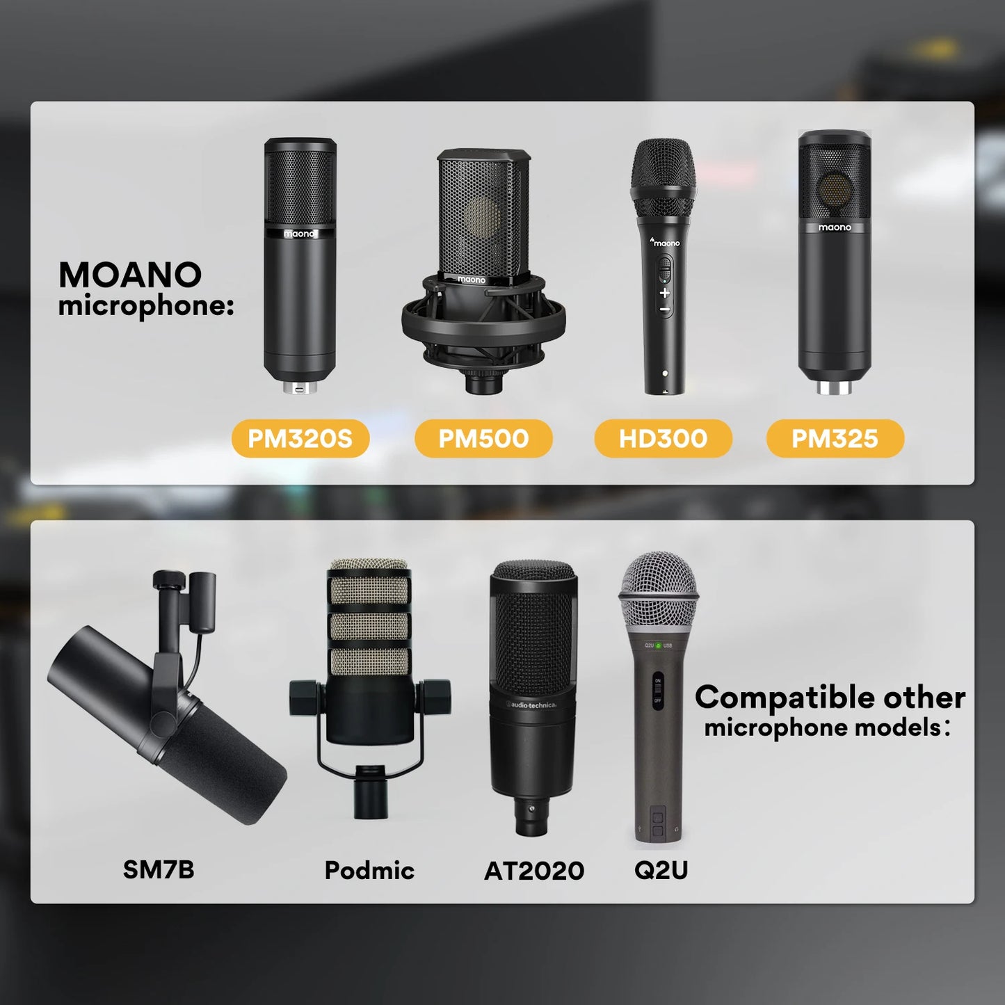Maono AME2 Portable Audio Interface Sound Card – All-in-One DJ Mixer for Podcast Recording, Live Streaming, YouTube & Guitar PC