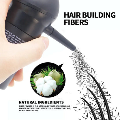 BUNEE Hair Fiber 15g Set for Men – Natural Hair Thickening Fibers for Bald Spots & Thinning Areas, Instant Scalp Coverage Powder Hair Concealer