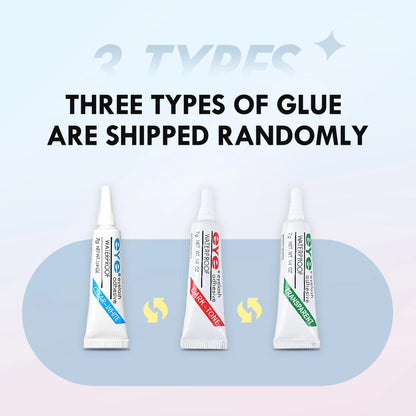 Strong False Eyelash Lash Glue — 7g Waterproof Adhesive for Makeup Tools, Dark or Clear Options