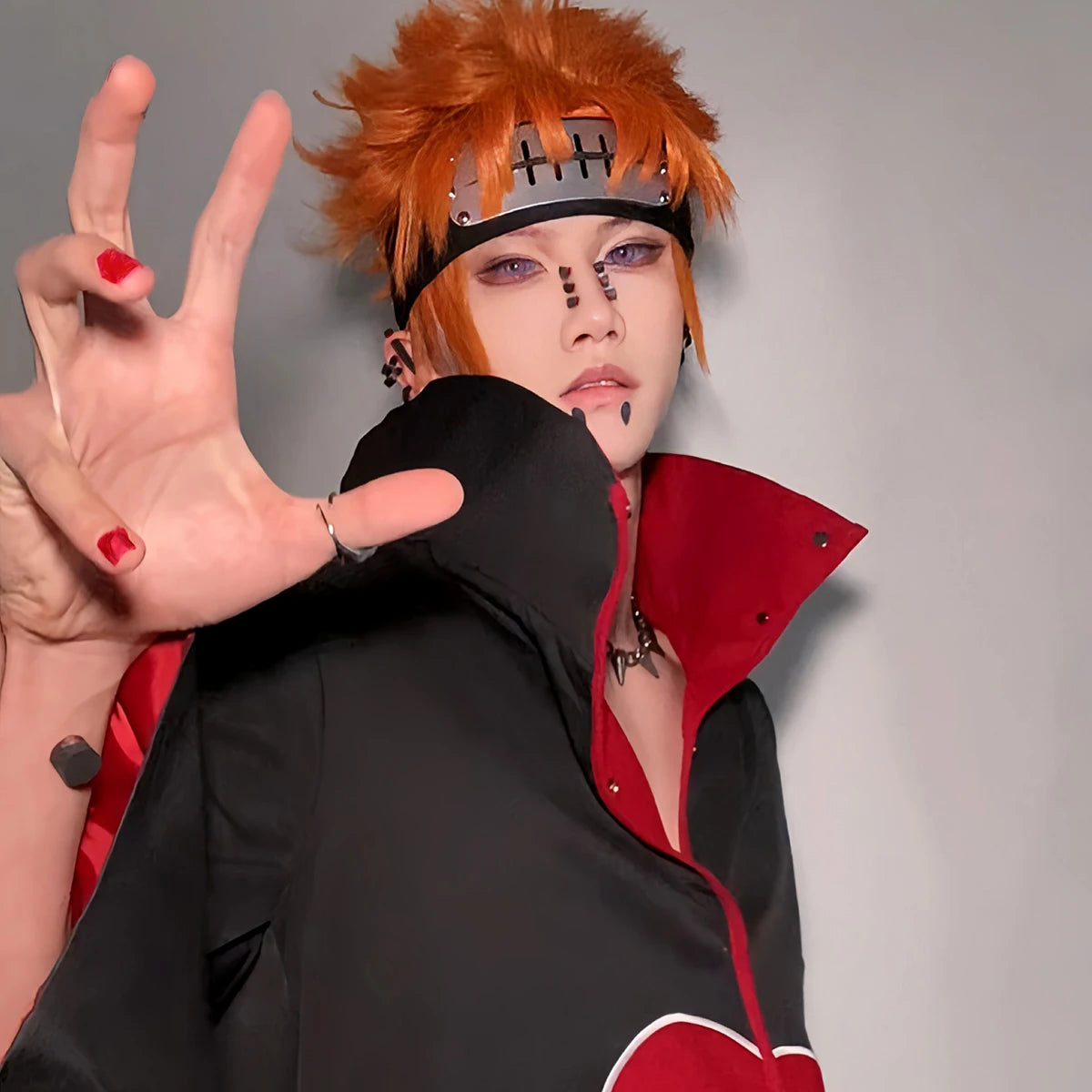 HOLOUN Anime Uchiha Itachi & Sasuke Cosplay Cloak – Embroidered Hawk Team Akatsuki Costume for Christmas