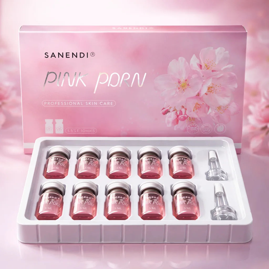 PDRN Salmon DNA Facial Serum - Skin Booster Ampoule & Beauty Salon Care Kit for Glowing Skin