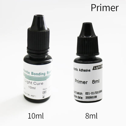 Orthodontic Bonding Adhesive Light Cure Primer – 8ml/10ml Bottle for Dental Use