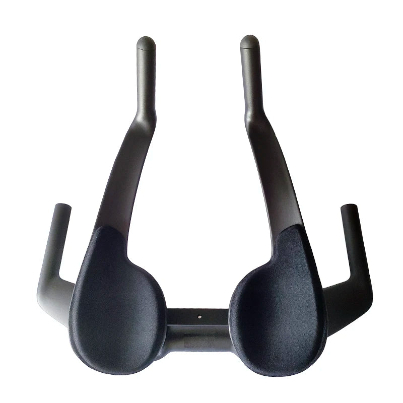 New Carbon Fiber Road Bicycle Rest TT Handlebar – Clip-On Aero Bars & Handlebar Extension for Triathlon & Time Trial Cycling