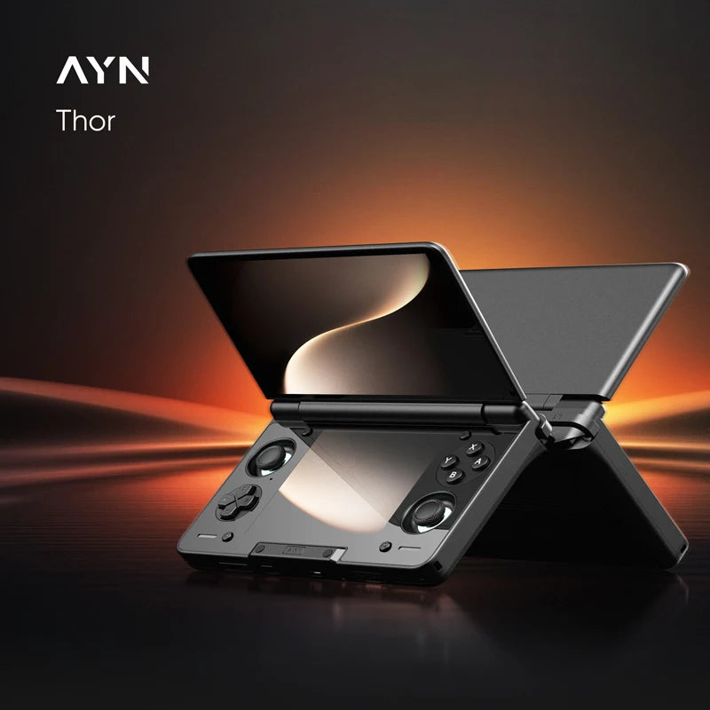 AYN Thor Android Dual Screen Handheld - 6'' AMOLED Clamshell Gaming & Entertainment Device