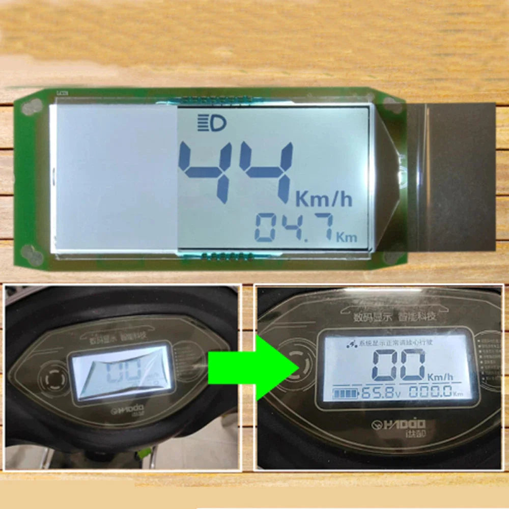 Polarizer Film Sheets for Vehicle Displays - Transparent LCD Screen Repair Film for Electric Cars, Motorcycles and Dashboard Instruments