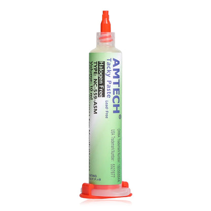 Original Amtech NC 559 Flux – 10ml Syringe for Soldering, BGA & SMD PCB Repair, Electronics Tools