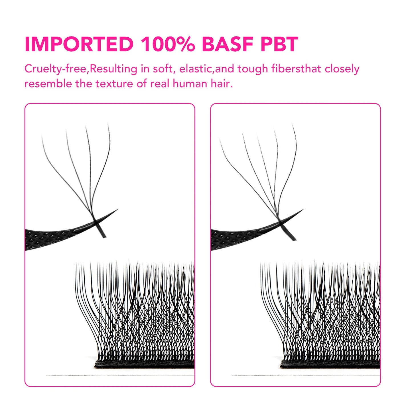 TDANCE 3D–6D Premade Fan Eyelash Extensions – W Style Faux Mink Soft Bloom Automatic Flowering Volume Lashes for Natural Salon-Quality Look