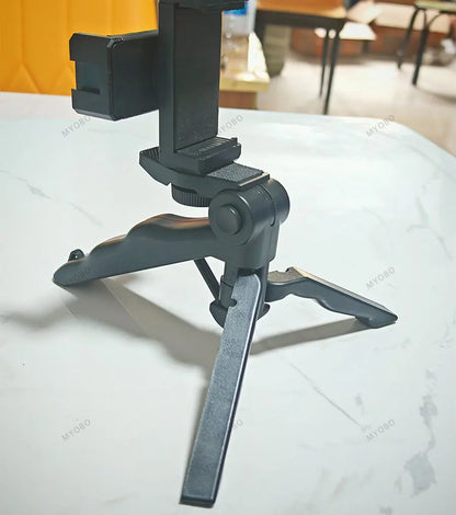 Teleprompter Clip for Phone – Live Broadcast Desktop Handheld Stand, Video Subtitle & Speech Reading Tripod Accessories