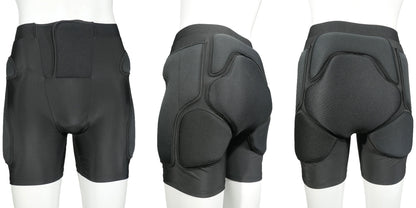 AVIVOR Protective Padded Shorts for Snowboarding, Skating & Skiing – Full Hip, Butt & Tailbone Protection