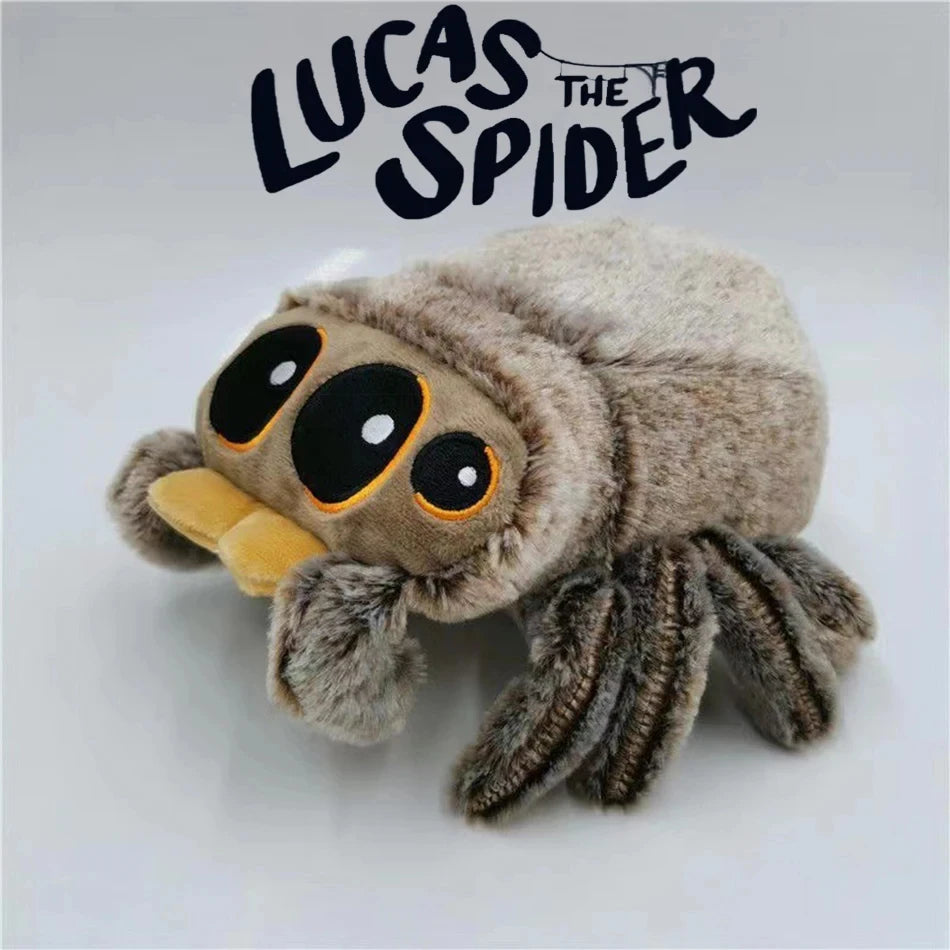 Cute Little Spider Plush Toy – Soft Stuffed Cartoon Animal Doll, Kid's Birthday Gift & Game Room Decor
