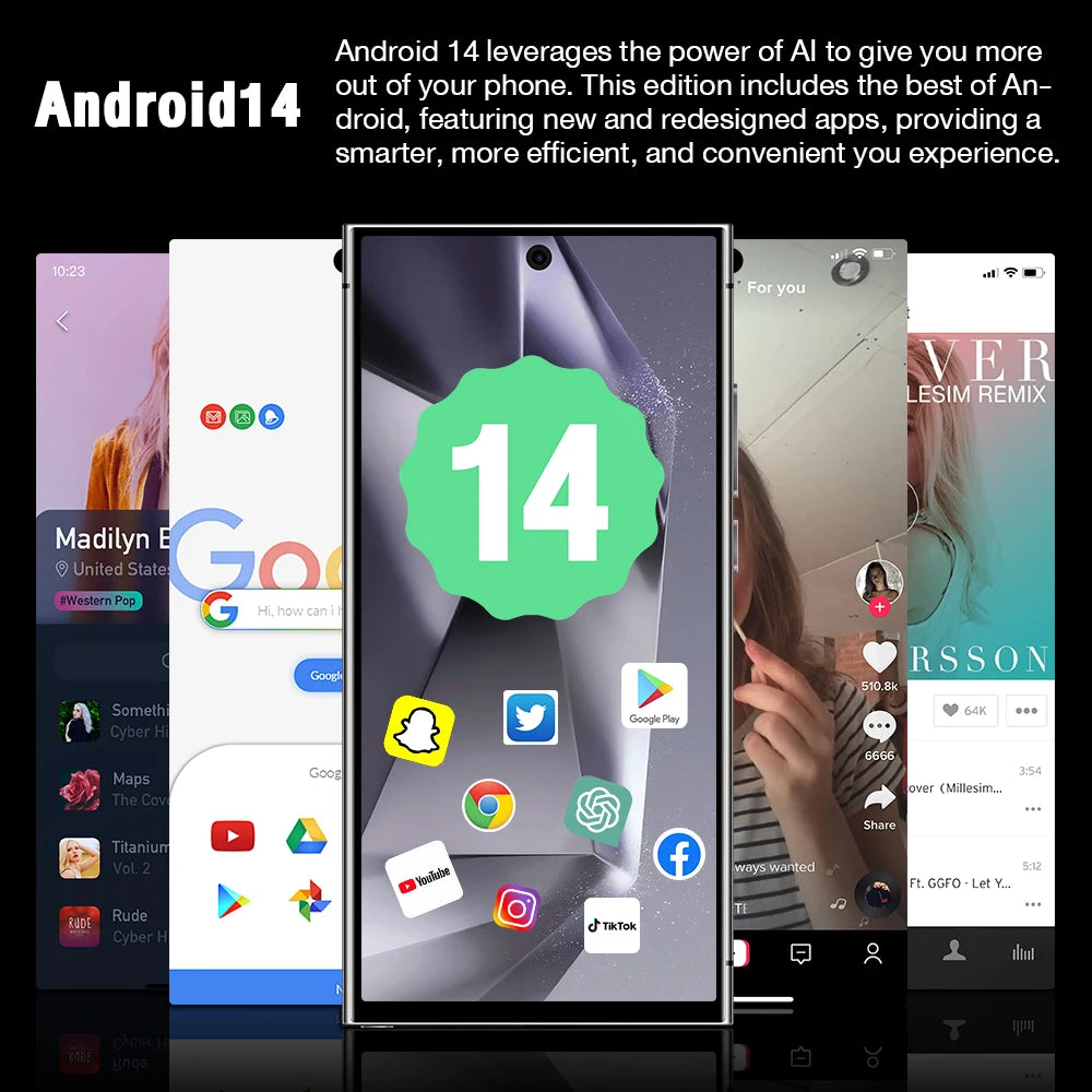 2026 HOT S26 Ultra Smartphone — 7.3" HD Global Edition, Dual SIM, 7800mAh Battery & Facial Recognition Function