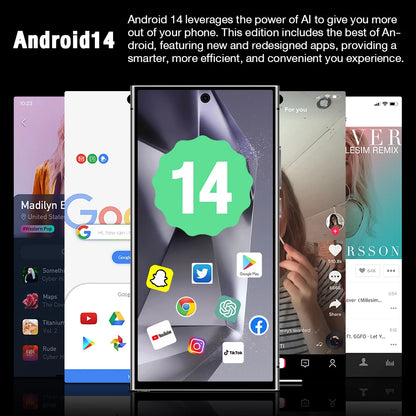 2026 HOT S26 Ultra Smartphone — 7.3" HD Global Edition, Dual SIM, 7800mAh Battery & Facial Recognition Function
