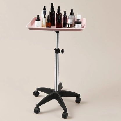 360° Rotating Beauty Salon Cart with Wheels – Adjustable Height Organizer & Ultimate Salon Utility Trolley