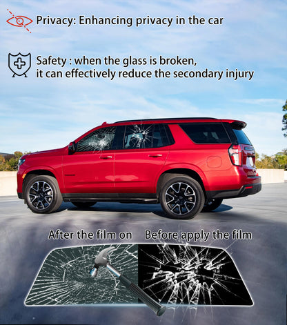 Pre-Cut Window Tint Film for Toyota 4Runner 2010–2024 – UV/IR Heat & Glare Blocking 2-Ply Sunshade Protection for All Side Windows