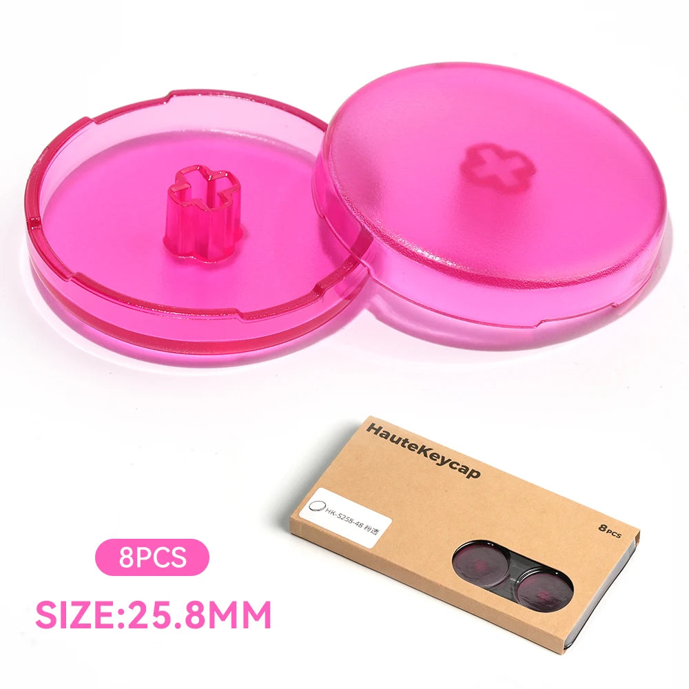 Haute42 Hitbox Cross Keycaps – 25.8mm Low-Profile DIY Button Caps for Leverless Arcade & Kailh Switch