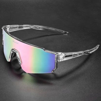 Scvcn UV400 Sports Sunglasses - Fashion Eyewear for Men and Women, Ideal for Biking, Running, Driving and Racing