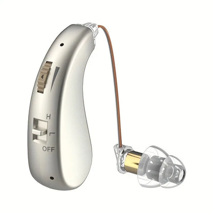 2025 Rechargeable Mini Hearing Aid – Adjustable Tone RIC Device for Elderly & Deaf, Portable Speaker Option