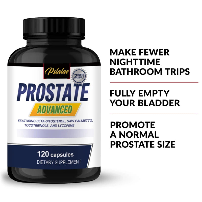 Prostate Support Supplement – Premium Formula with Saw Palmetto, Lycopene, Nettle & Cranberry, 120 Capsules