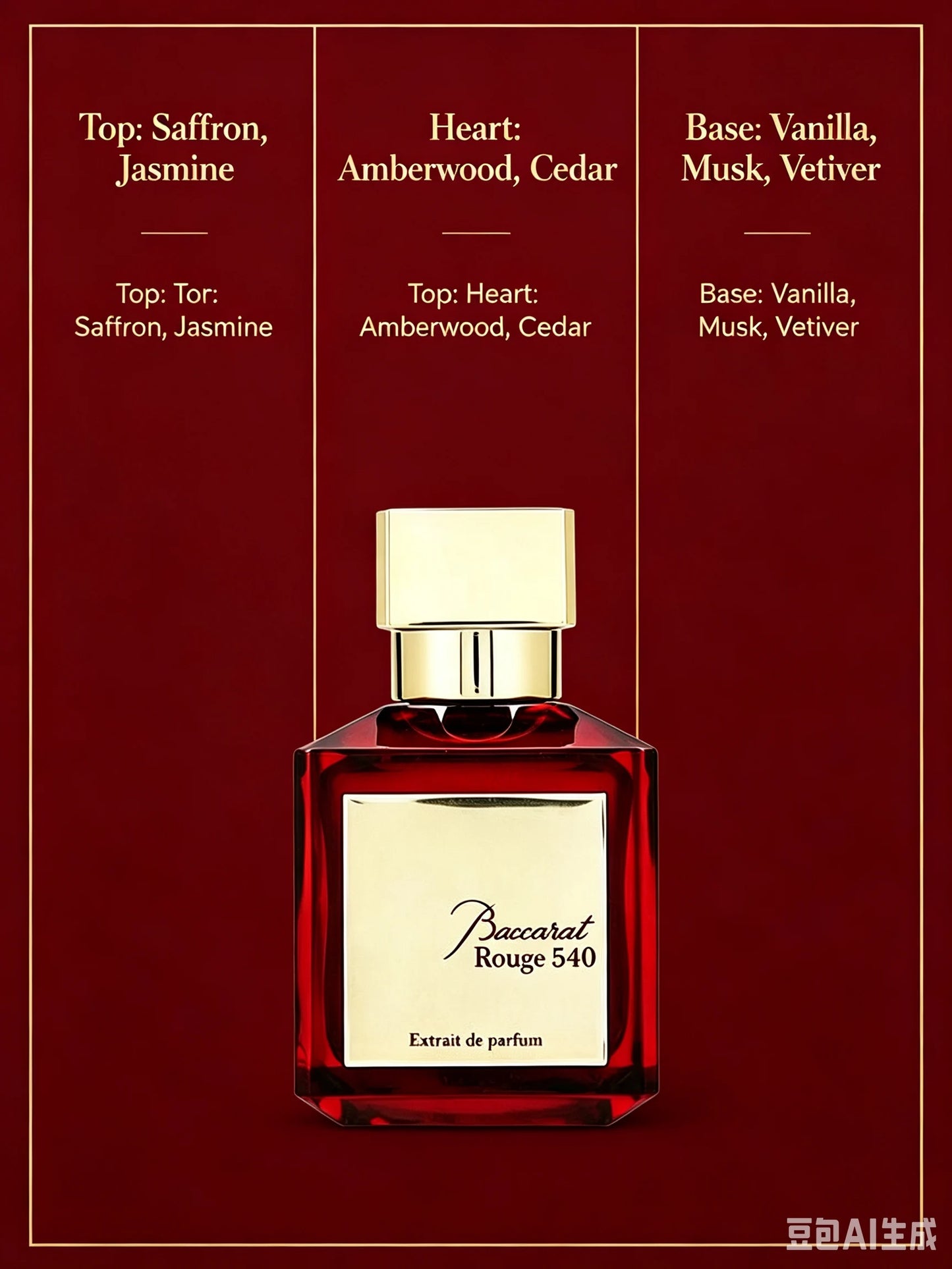 Luxury Amber Saffron Extrait Perfume - Unisex Woody Floral Fragrance