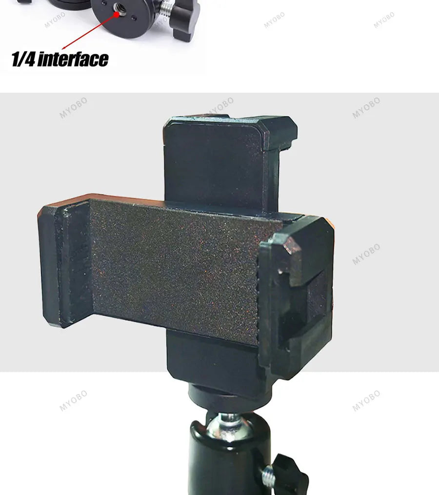 Teleprompter Clip for Phone – Live Broadcast Desktop Handheld Stand, Video Subtitle & Speech Reading Tripod Accessories