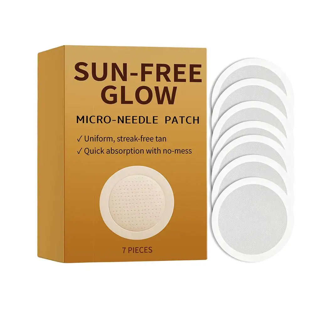 Sun-Free Glow Patches - 10PCS Microdart Tanning Patches for Men & Women