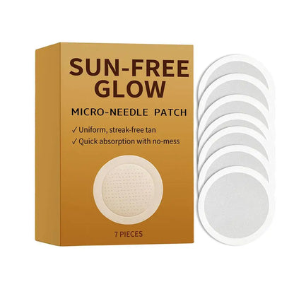 Sun-Free Glow Patches - 10PCS Microdart Tanning Patches for Men & Women