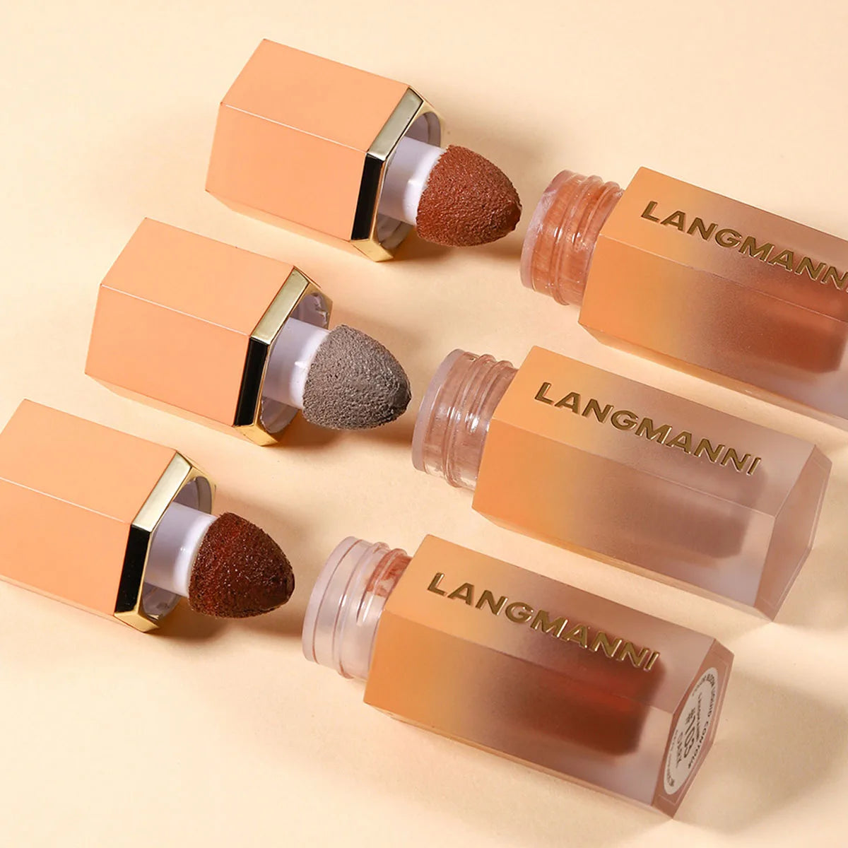 Three-Color Liquid Contouring Cream - Enhance Facial Contour for a Sculpted Look