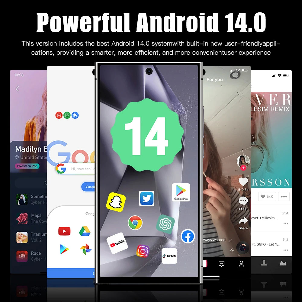 2026 HOT S26 Ultra Smartphone — 7.3" HD Global Edition, Dual SIM, 7800mAh Battery & Facial Recognition